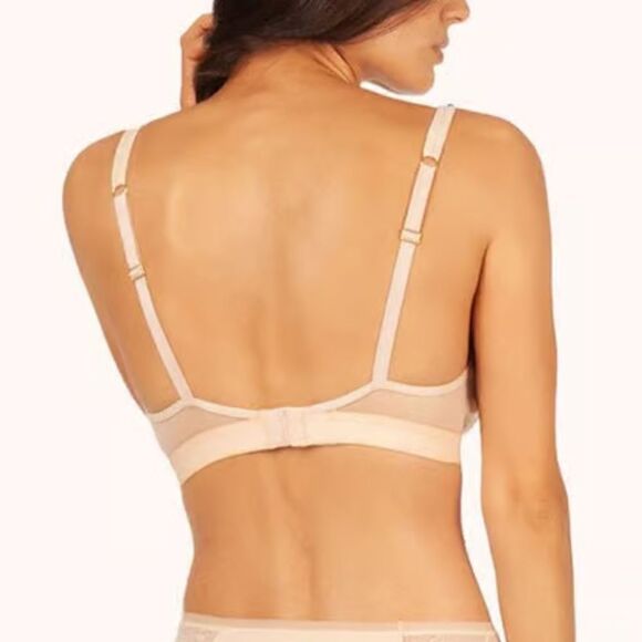 NWT Lively The Smooth Lace Bralette Toasted Almond - Picture 12 of 12